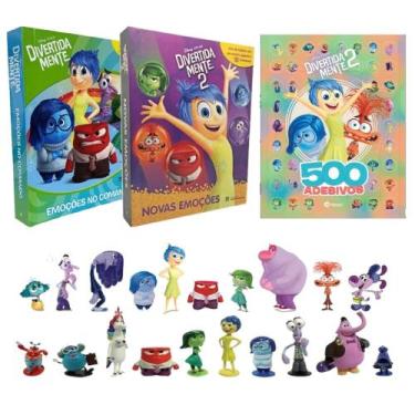 Imagem de Kit de livros disney 2 vol: divertidamente emoções no comando/ novas e