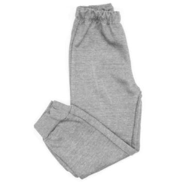 Imagem de Calça Moletom Infantil flanelado 4 a 8 anos Frio Uniforme Escolar Crec