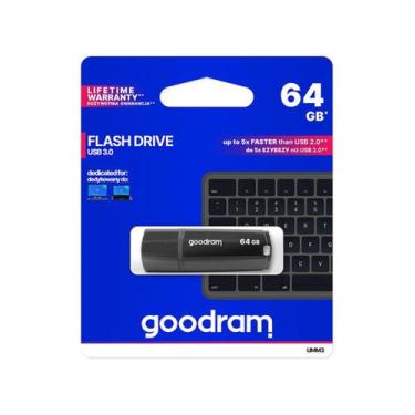 Imagem de Pen Drive UMM3 Preto USB 3.0 64GB GOODRAM