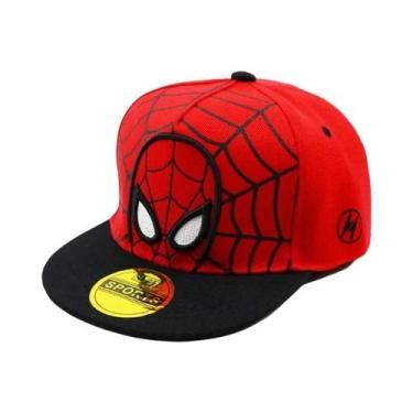 Imagem de Meninos Meninas Homem-aranha Algodão Poliéster Chapéu De Sol Hip Hop B