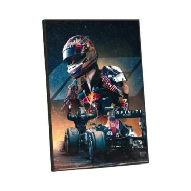 Imagem de Vintage Vettel Piastri Fórmula 1 DIY Poster Pegajoso Whitepaper Arte P