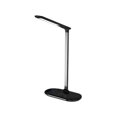Imagem de Luminária De Mesa Para Leitura,Luminária de Mesa com Carregamento Sem Fio | Luminária De Leitura Regulável E Dobrável Para Cama Escritório Criado Mudo