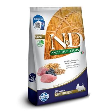 Imagem de N&D Ancestral para Cães Adultos de Raças Mini e Pequenas Sabor Cordeiro, Blueberry, Aveia e Cevada 10,1Kg