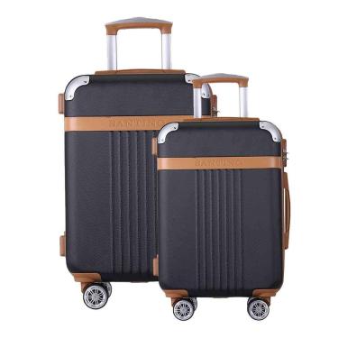 Imagem de Mala Athena Preta Santino Jogo Com 2