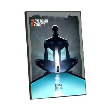 Imagem de Vintage Love Death Robots Temporada Desenhos Animados Animação Cartaze