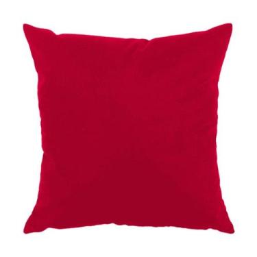 Imagem de Capa para Almofada em Veludo Liso Quadrada 60x60 com Enchimento Várias