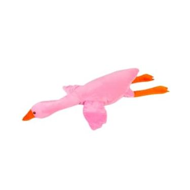 Imagem de Travesseiro Corpo Anatomico Animais Pelúcia Dormir Confortável (Pato Rosa)