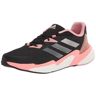 Imagem de adidas Tênis de Corrida Feminino X9000l3, Núcleo preto/preto/vermelho ácido, 6.5