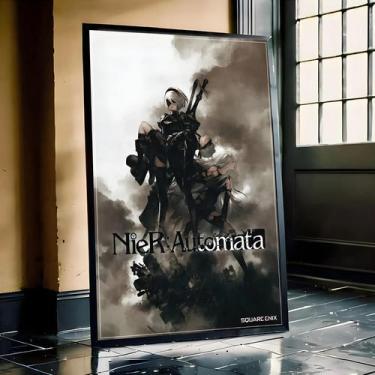 Imagem de NieR Automata Retro Kraft Paper Poster Adesivo DIY Arte Estética Pintu