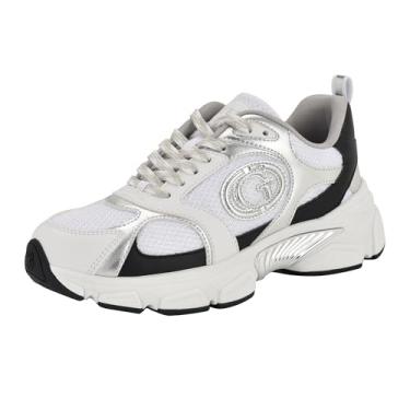 Imagem de GUESS Tênis feminino Ibitha, Branco Multi 140, 37