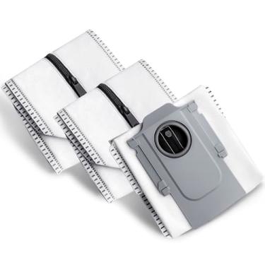 Imagem de Pacote com 3 sacos de pó de 2,7 L para Roborock Q Revo/Pro+/MaxV/S8 Max Ultra/QV35A/Saros 10/10R - Sacos de substituição compatíveis para aspirador de pó
