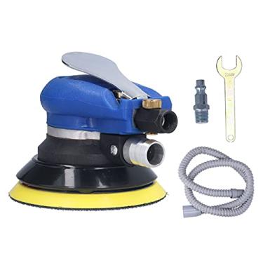 Imagem de VOMEKO KP 652A 5 Air Sander 10.000 rpm Polho orbital pneumático com a vácuo Porta liga Construção de aço para pó F ree Lixing Retinging Inclui chaves de mangueira (US Style)