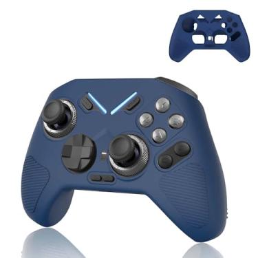Imagem de FIOPAZ for Flydigi Vader 4 Pro Silicone Case, Soft Skin Cover for Flydigi Vader4 Pro Wireless Controller Protector, Drop, Dust and Scratch Resistant, Dark Blue
