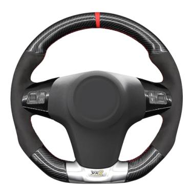 Imagem de MEWANT Capa de volante costurada à mão para Opel Corsa (D) OPC 2007-2015 Acessórios de volante para Opel Corsa (D) OPC 2007-2015
