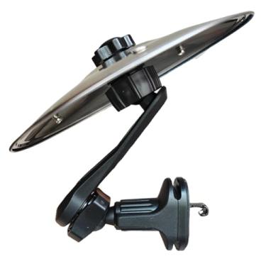 Imagem de Mini cilindro de prato para saída de ar do carro, dourado/prateado, acessório de instrumento musical de 14 cm para painel (prata, 2 conjuntos)