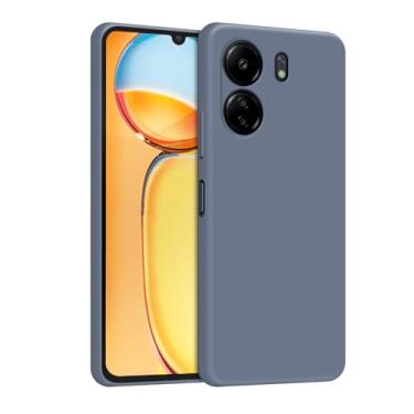 Imagem de Capa Capinha Case Para Xiaomi Redmi A5 4G Silicone Forro Aveludado Proteção Premium (CINZA)