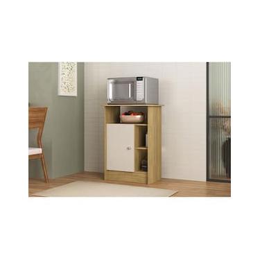 Imagem de Armário Multiuso Atualle Gramado 74cm 1 Porta MDP 12mm Compacto Resistente