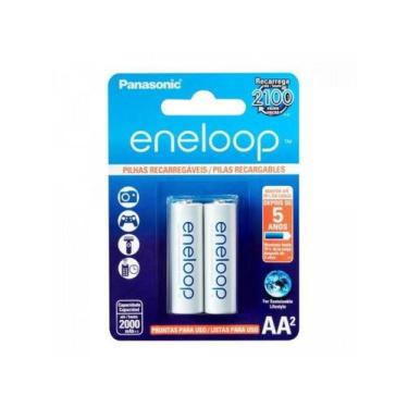 Imagem de Pilha Recarregável 1,2V AA 2000mAh Eneloop (C/2 Pilhas) Panasonic - CA
