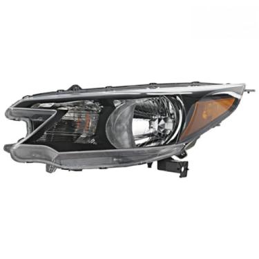 Imagem de Lâmpada de neblina esquerda direita LED luz diurna frontal LED conjunto de farol lâmpada de canto ampla compatível com CR-V 2012-2014 (direita)