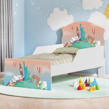 Imagem de Mini Cama Volta ao Mundo Com Colchão - Kids Mobili