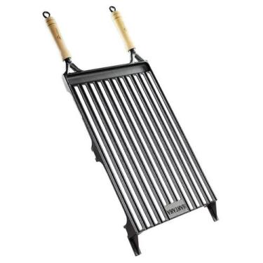 Imagem de Grelha Churrasco Parrilla Argentina Pampa De Ferro Fundido Fundição Sa