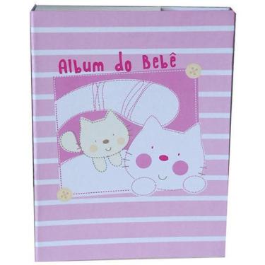 Imagem de Álbum Do Bebê Menina 200 Fotos 10X15Cm Mimos Rec 301/07