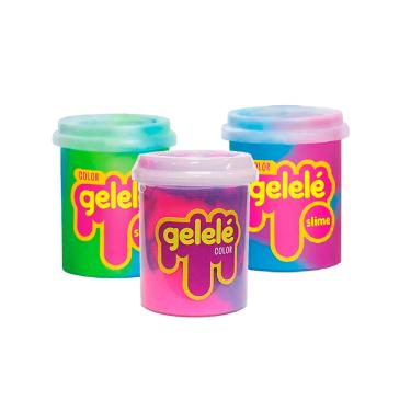 Imagem de Gelelé Slime Doce Brinquedo Pote Colorido - Item Sortido