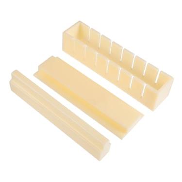 Imagem de OKUMEYR 1 conjunto de kit de máquina de arroz para prensa de sushi para uso doméstico e restaurante, fácil de armazenar, utensílio de cozinha inclui