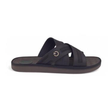 Imagem de Chinelo Masculino Cartago Alabama SL 12203 Casual, 40, Marrom, Verde