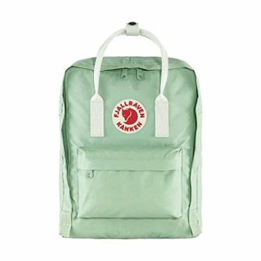 Imagem de Mochila clássica Fjallraven, Kanken para o dia a dia, verde menta - branca fria