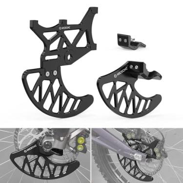 Imagem de NICECNC Protetor de disco de freio traseiro dianteiro preto compatível com Surron Light bee X/S/L1E C compatível com Segway X160 X260