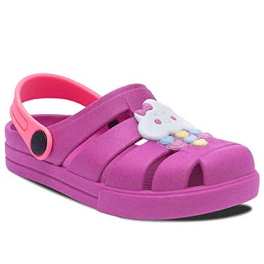 Imagem de Sandalia Babuche Infantil Nº 19 Ao 28 Chinelo Menina Chuva de Amor Leve E Macio 12.25 (Rosa Pink, BR, Criança de 4 a 8 anos, Numérico, 26)