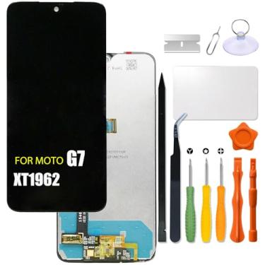 Imagem de Substituição para Motorola Moto G7 Tela LCD XT1962 XT1962-4 Touch Display Panel Digitalizador Assembléia com kit de reparo