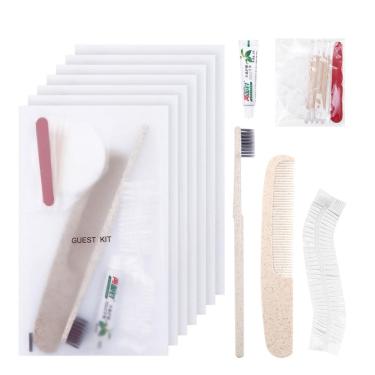 Imagem de Kit de higiene LLHQAMT Travel com escova de dentes, pasta de dentes (pacote com 20)