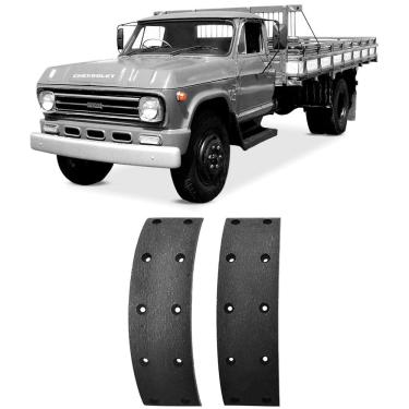 Imagem de Lona Freio Chevrolet C-60 D-60 Traseira Frasle