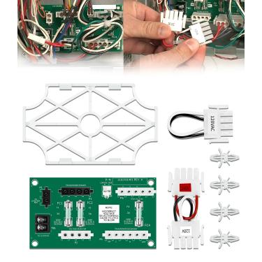 Imagem de DearChan FDXLFWP1930 Kit de substituição de painel de fiação de campo - para aquecedores de piscina Hayward Universal H-Series Low Nox (H150FD, H200FD, H250FD, H300FD, H350FD, H400FD, H500FD)