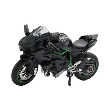 Imagem de Modelo De Motocicleta Ninja Hx816 H2R Em Escala 1:18, Diecast, Com Amo