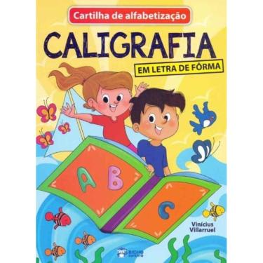 Imagem de Cartilha de Alfabetização Caligrafia Em Letra de Fôrma