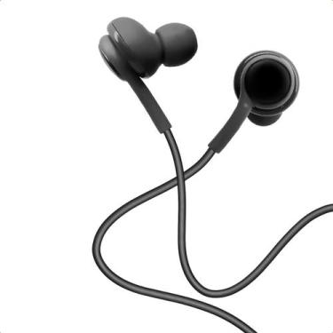 Imagem de Fone de Ouvido Intra-Auricular Com Microfone P3 Stereo Preto - Maxmidi