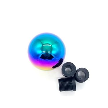 Imagem de Alavanca de mudança de marchas para carro alavanca de câmbio universal colorida estilo bola adequada para Neo Chrome manual/automático