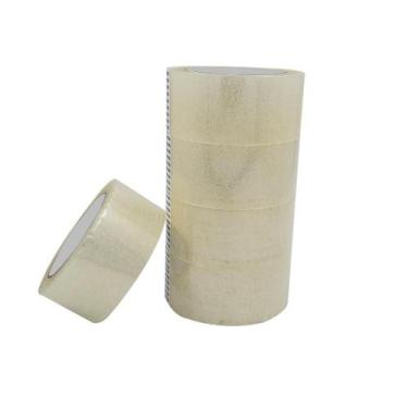 Imagem de Fita Adesiva Transparente 45mm x 100m Bol Kit 05 Rolos