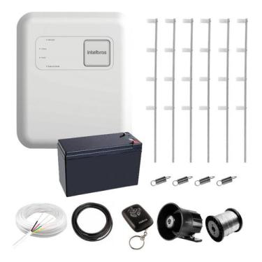 Imagem de Kit Cerca Elétrica Intelbras ELC 5001 Completo para 60 Metros de Muro