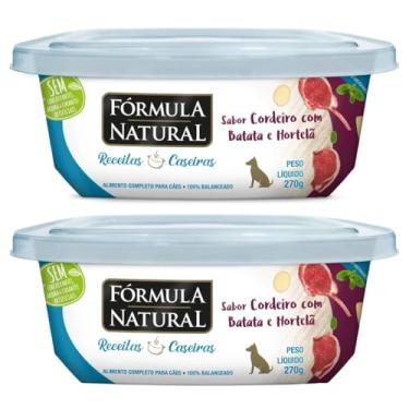 Imagem de Ração Úmida Formula Natural Receitas Caseiras Cães Cordeiro Batata e Hortelã 270g 2 Unidades