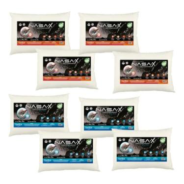 Imagem de Kit Mix 6 Travesseiros Linhas Nasa- X Baixo e Alto - Duoflex