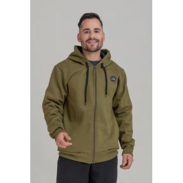 Imagem de Jaquetas Blusas Casacos Masculino Flero, Verde militar, M
