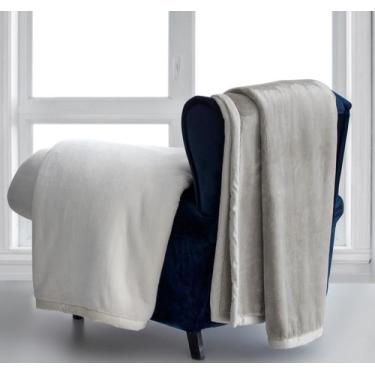 Imagem de Cobertor King Naturalle 600g Soft Luxo Liso 240x260m Pérola - Naturall