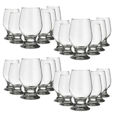 Imagem de Jogo de copos Vidro Nadir Suco Agua Paulista 300 Ml 24 unids - Nadir F