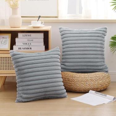 Imagem de Capa p/ almofada em pelucia wave soft 2 lados - 40x40 cm - S DECOR, Ci