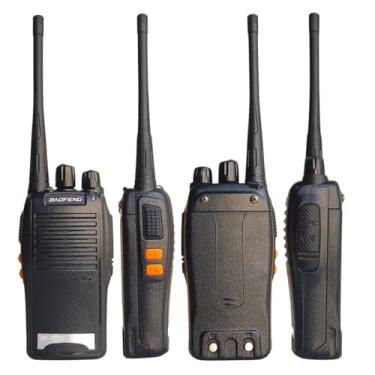 Imagem de Combo 6 Radios Portátil BF 777s Comunicador 16 Canais UHF Preto Walktalk