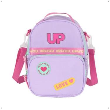 Imagem de Lancheira Mochila Termica infantil Escolar Costas Up4you, Lilás